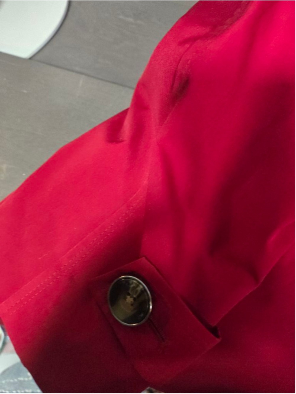 Clearance Women's Liz Claiborne Wine Color Water Resistant Hooded Trench Coat 3X - Picture 15 of 15